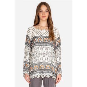 Johnny Was Rio Silk Tunic - Size L